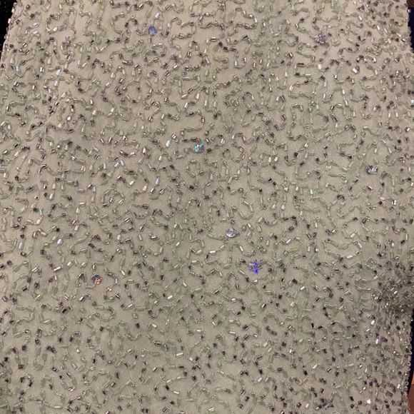 Lillie Rubin lime green Sequin skirt - Picture 6 of 8